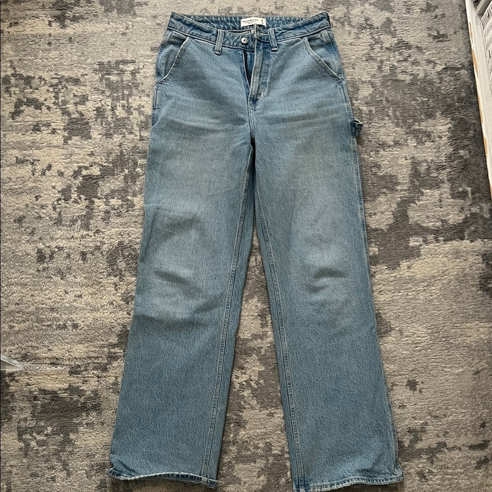 Abercrombie Curve Love 90s Relaxed High Rise - Carpenter